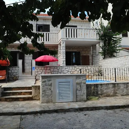 Seaside With A Swimming Pool Supetar, Brac - 11360 Apartment Supetar