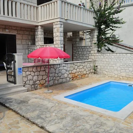 Seaside With A Swimming Pool Supetar, Brac - 11360 Apartment Supetar