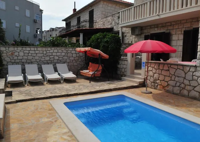 Seaside With A Swimming Pool Supetar, Brac - 11360 Supetar